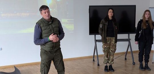 Студентам Острозької академії провели тренінг з основ тактичної медицини