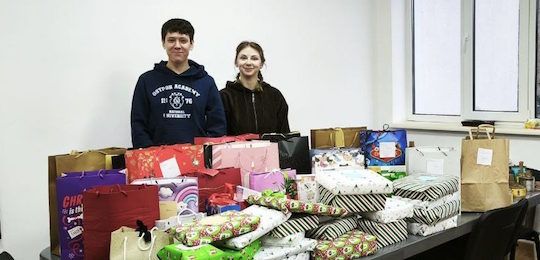 Різдвяні подарунки для дітей Старого Салтова від Братства спудеїв Острозької академії