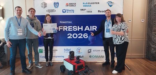 Команда Острозької академії здобула III місце на IV Міжнародному хакатоні FRESH AIR 2026