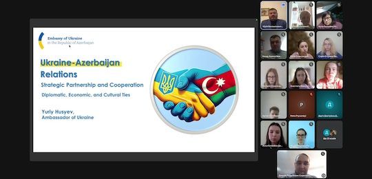 Надзвичайний і Повноважний Посол України в Азербайджанській Республіці Юрій Гусєв зустрівся із студентами Острозької академії