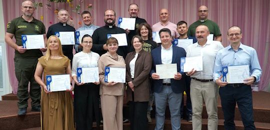 Перший випуск слухачів курсів підвищення професійної компетентності за спеціальністю «Клінічне душпастирство»