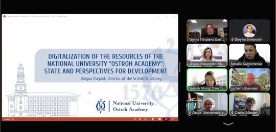 Digital Transformation of the University Library: Ostroh Academy Deepens International Cooperation with German Colleagues
