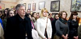 В Острозькій академії відкрито виставку світового художника Георгія Косміаді