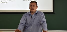 Yurii Voitenko gave a lecture at the Ostroh Academy