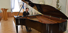 Melodious gift to the Ostroh Academy by Danylo Saienko