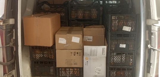 Острозька академія передала продукти харчування для воїнів ЗСУ