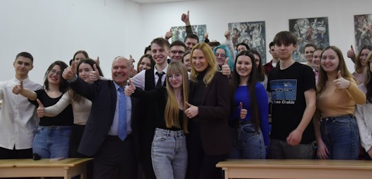 Віцеспікерка Верховної Ради Олена Кондратюк прочитала лекцію студентам Острозької академії