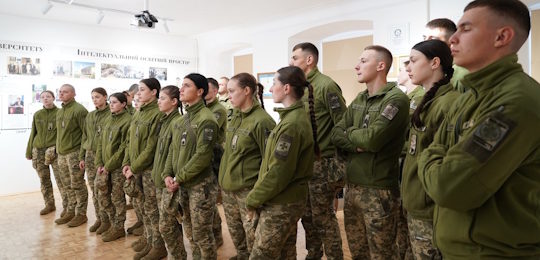 До Острозької академії завітали курсанти Національної академії Державної прикордонної служби України імені Богдана Хмельницького