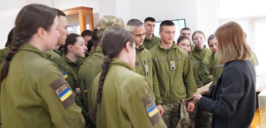 До Острозької академії завітали курсанти Національної академії Державної прикордонної служби України імені Богдана Хмельницького