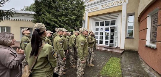До Острозької академії завітали курсанти Національної академії Державної прикордонної служби України імені Богдана Хмельницького