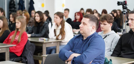 В Острозькій академії відбулася зустріч з дослідником військового лідерства професором Олегом Бойком