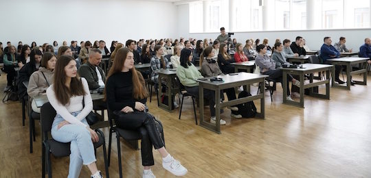 В Острозькій академії відбулася зустріч з дослідником військового лідерства професором Олегом Бойком
