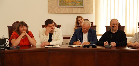 Візит Олега Шарова до Національного університету «Острозька академія»