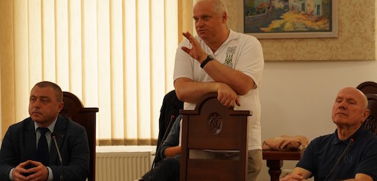 Візит Олега Шарова до Національного університету «Острозька академія»
