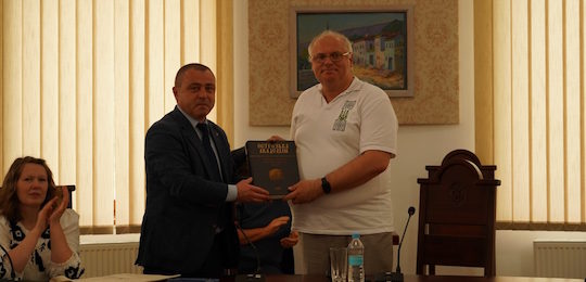 Візит Олега Шарова до Національного університету «Острозька академія»