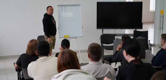 Євген Сивопляс провів тренінг на тему: «Етика спілкування з ветеранами війни»