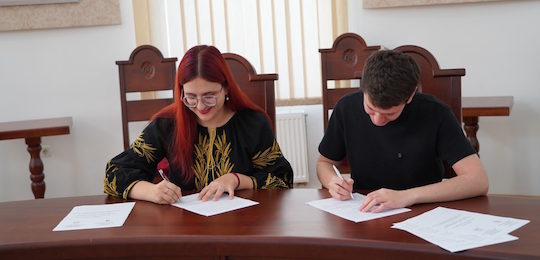 Студенти Острозької академії підписали меморандум із студентською радою ХНУ ім. В. Н. Каразіна