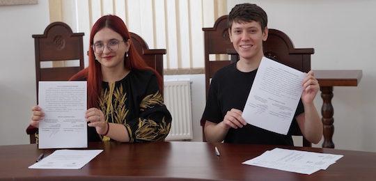 Студенти Острозької академії підписали меморандум із студентською радою ХНУ ім. В. Н. Каразіна