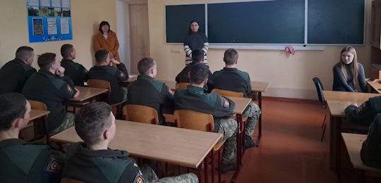 Студенти спеціальності «Громадське здоров’я» провели профілактичний захід для учнів Острозького обласного ліцею з посиленою військово-фізичною підготовкою