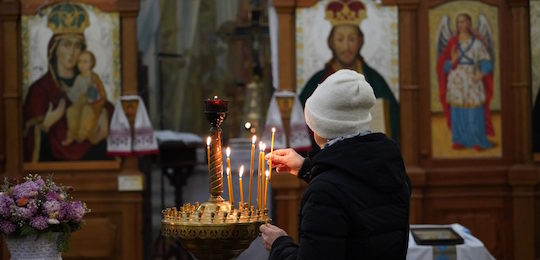 В Острозькій академії відбувся молебень за Збройні сили України й панахида за загиблими воїнами