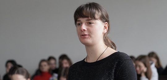 В Острозькій академії відбулася літературна зустріч з Олександром Ірванцем