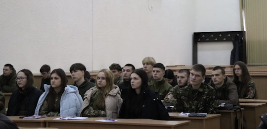 Полковник Ігор Красота прочитав лекцію для студентів спеціальності «Національна безпека»