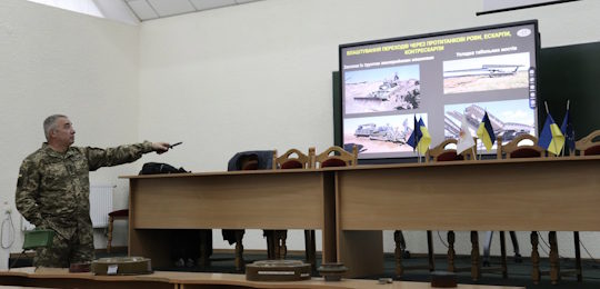 Полковник Ігор Красота прочитав лекцію для студентів спеціальності «Національна безпека»