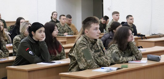 Полковник Ігор Красота прочитав лекцію для студентів спеціальності «Національна безпека»