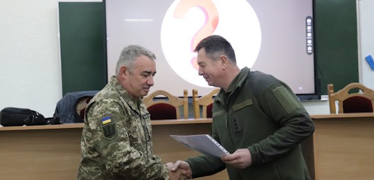 Полковник Ігор Красота прочитав лекцію для студентів спеціальності «Національна безпека»