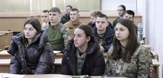 Полковник Ігор Красота прочитав лекцію для студентів спеціальності «Національна безпека»