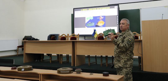 Полковник Ігор Красота прочитав лекцію для студентів спеціальності «Національна безпека»