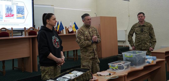 Студентам спеціальності «Національна безпека» провели тренінг з основ тактичної медицини