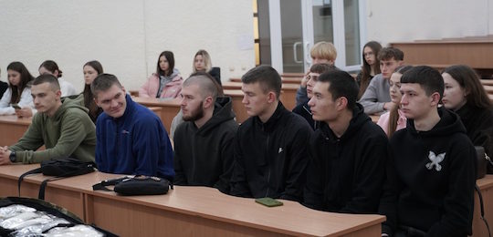 Студентам спеціальності «Національна безпека» провели тренінг з основ тактичної медицини