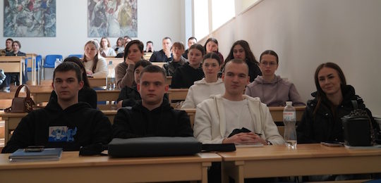 До Дня українського добровольця в університеті відбулась зустріч із Єленою Крохмалюк