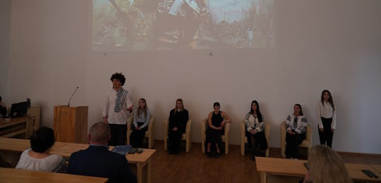 В Острозькій академії відбувся театралізований захід «Голос Шевченка в багатоголоссі поколінь»