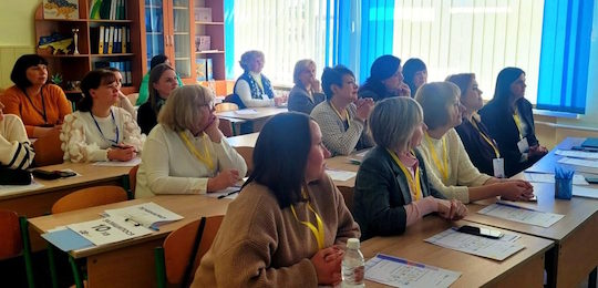 Представниці Острозької академії – учасниці програми підвищення кваліфікації «Афілійований міні-EdCamp Slavuta»
