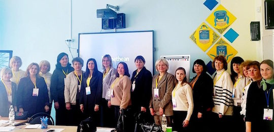 Представниці Острозької академії – учасниці програми підвищення кваліфікації «Афілійований міні-EdCamp Slavuta»