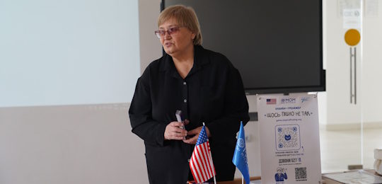 Студенти Острозької академії взяли участь в інформаційній сесії «Підвищення обізнаності та інформування щодо попередження торгівлі людьми та експлуатації»