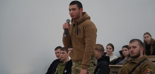 Військовий омбудсман Ольга Решетилова поспілкувалася зі студентами Острозької академії