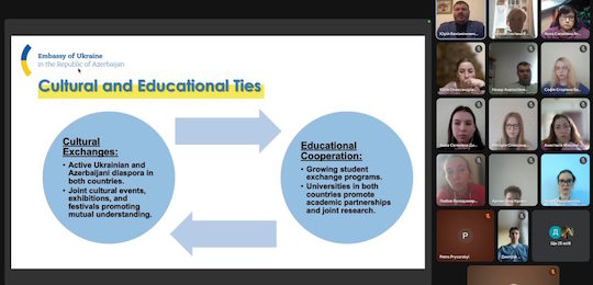 Надзвичайний і Повноважний Посол України в Азербайджанській Республіці Юрій Гусєв зустрівся із студентами Острозької академії