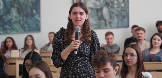 Студенти Острозької академії зустрілися з представниками Бюро економічної безпеки України