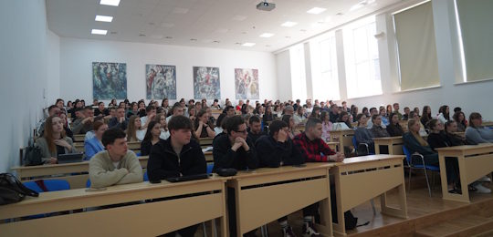 Студенти Острозької академії зустрілися з представниками Бюро економічної безпеки України