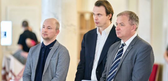 Відкриття пересувної виставки «Острозька реліквія» у  Верховній Раді України
