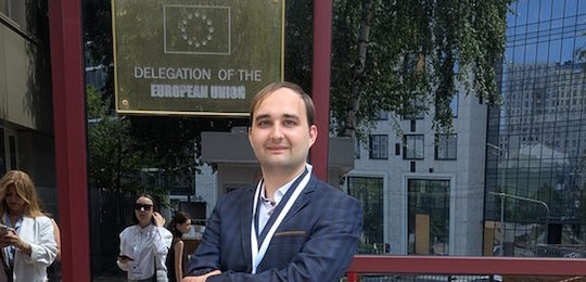 Аспірант Острозької академії взяв участь в офлайн-школі EU Study Days 2026