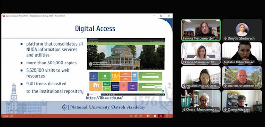 Digital Transformation of the University Library: Ostroh Academy Deepens International Cooperation with German Colleagues