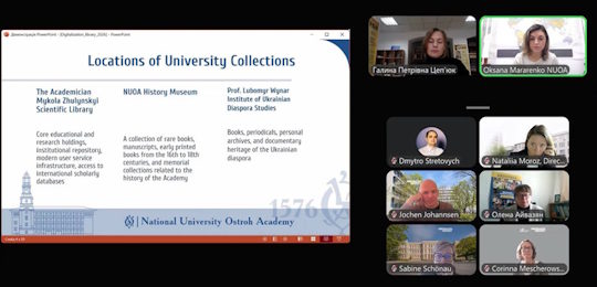 Digital Transformation of the University Library: Ostroh Academy Deepens International Cooperation with German Colleagues