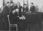 Лятошинський зі студентами